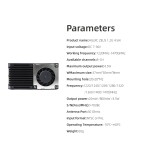 Original HGLRC 1.2G 4.5W VTX 8CH 25mW 800mW 4.5W Power Video Long Range RC Drone Transmission Accessory